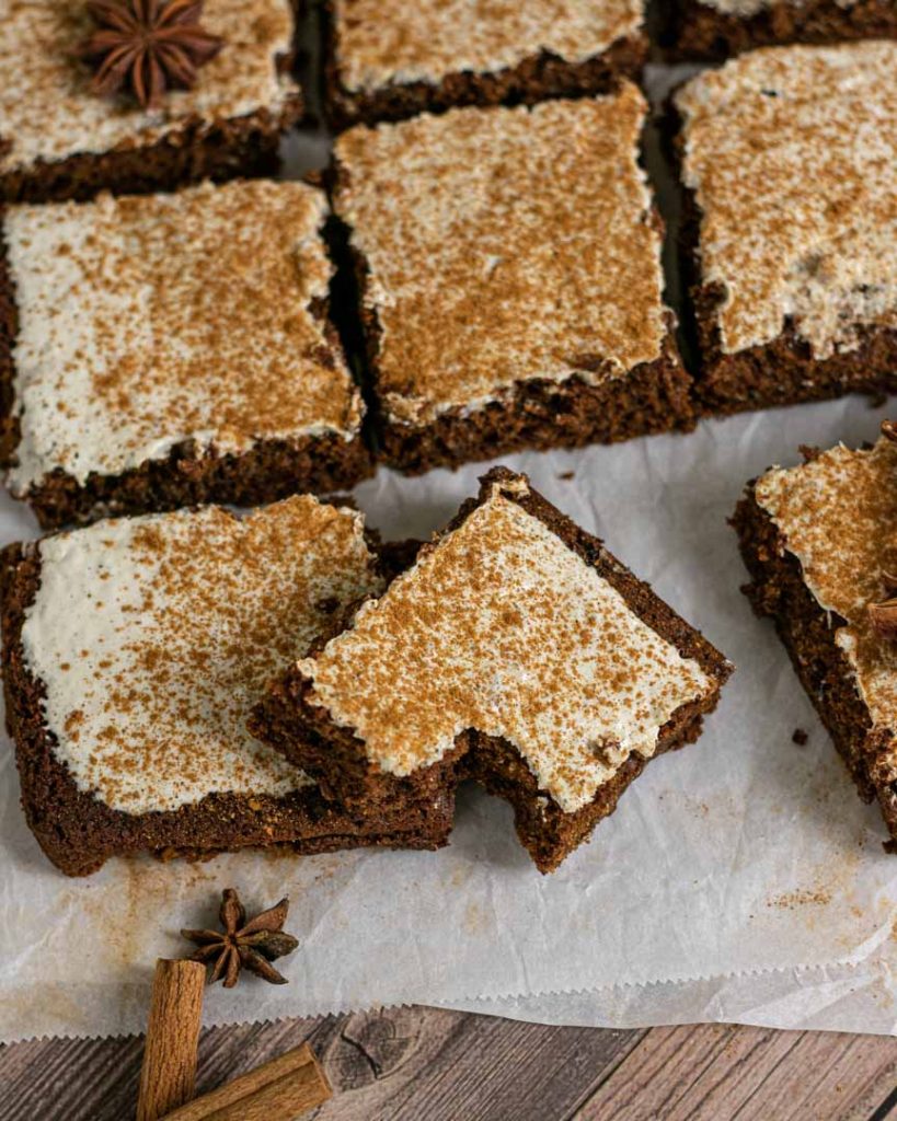 slices of blondies witha 