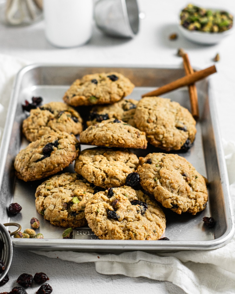 cookies on a baking sheet 