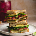big vegan blt sandwich